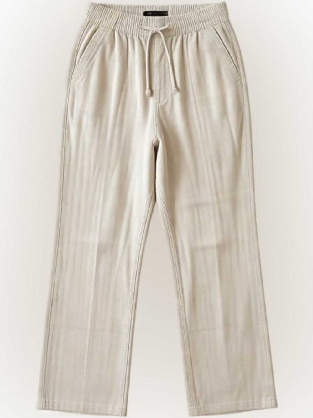Rewind Wide-Leg Linen-Blend Pants